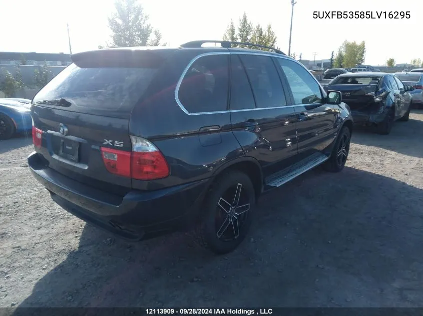 5UXFB53585LV16295 2005 BMW X5