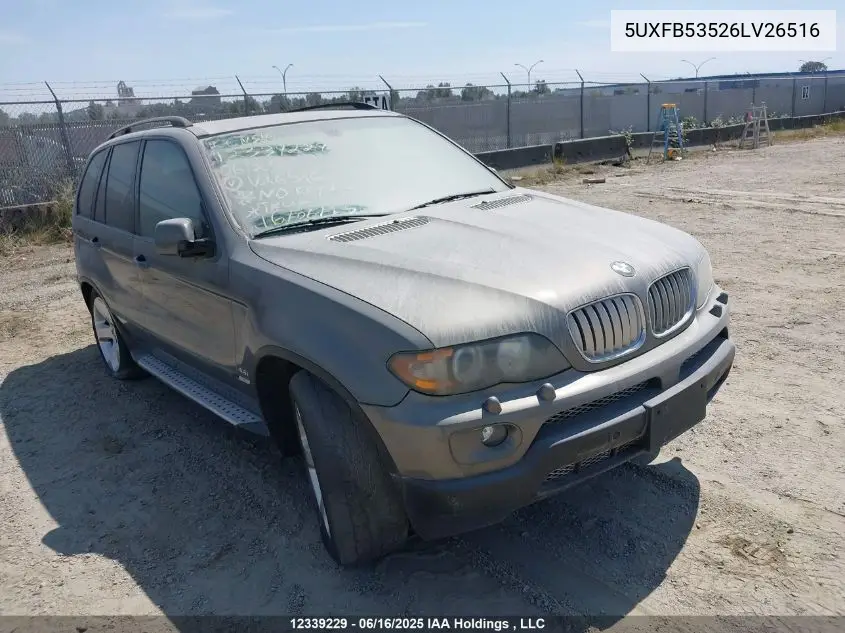 5UXFB53526LV26516 2006 BMW X5