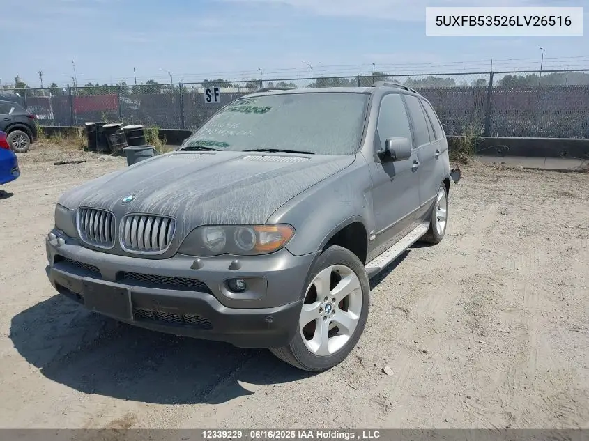 5UXFB53526LV26516 2006 BMW X5
