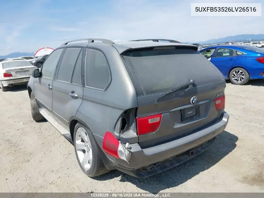 5UXFB53526LV26516 2006 BMW X5