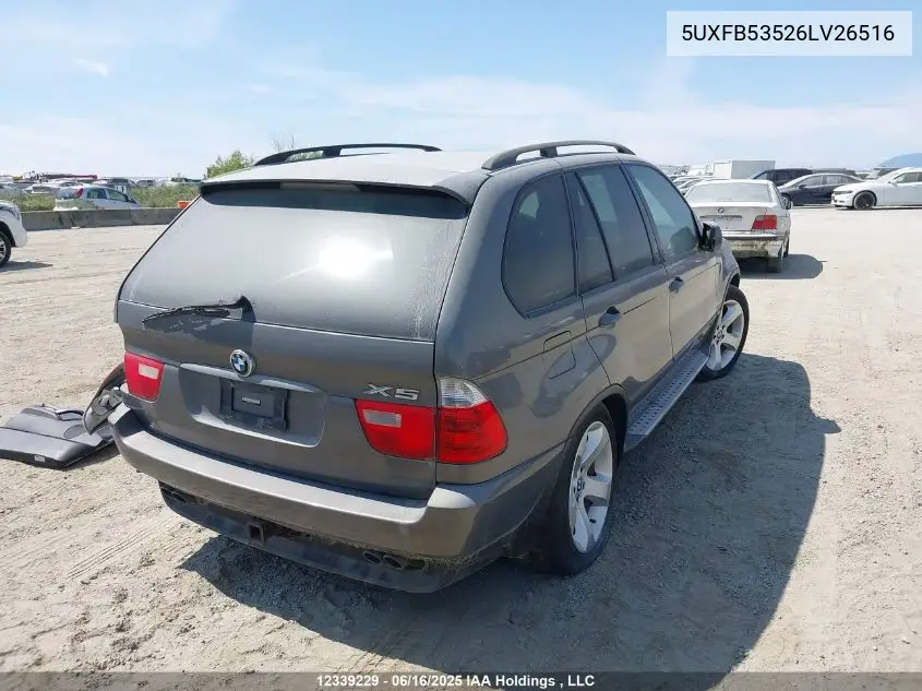 5UXFB53526LV26516 2006 BMW X5