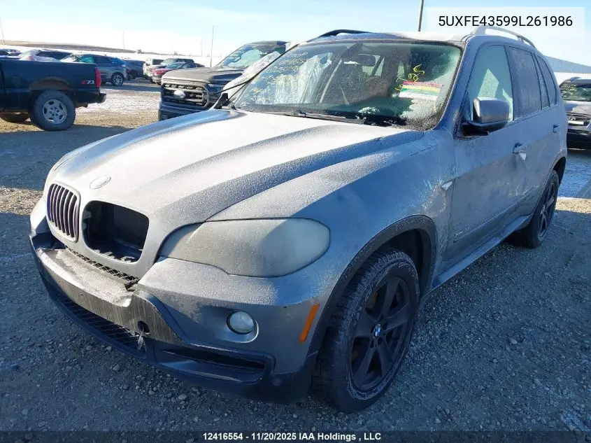 5UXFE43599L261986 2009 BMW X5 xDrive30I