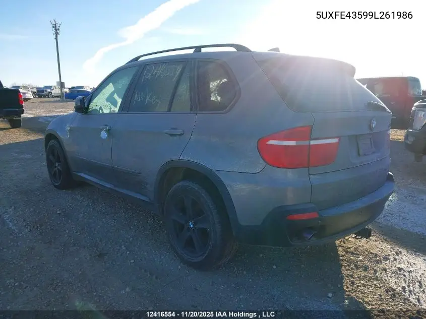5UXFE43599L261986 2009 BMW X5 xDrive30I