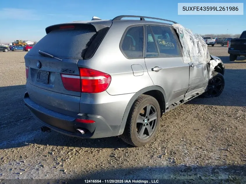 5UXFE43599L261986 2009 BMW X5 xDrive30I