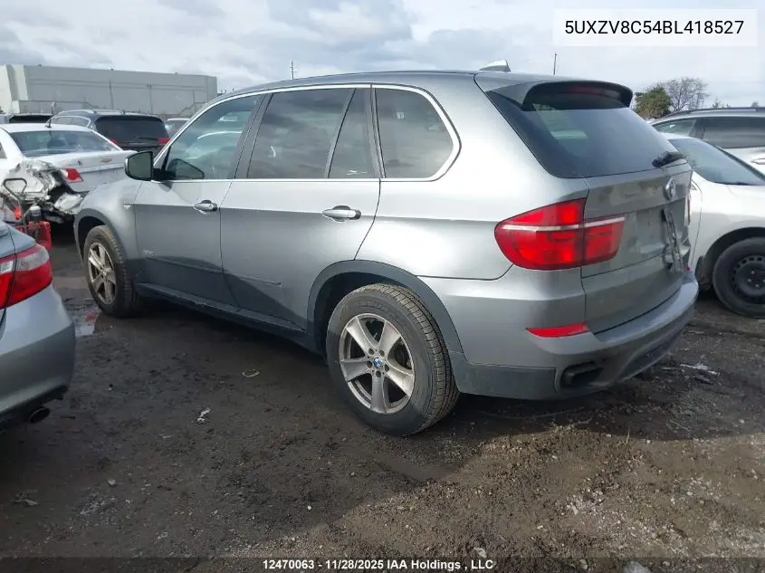 5UXZV8C54BL418527 2011 BMW X5 xDrive50I