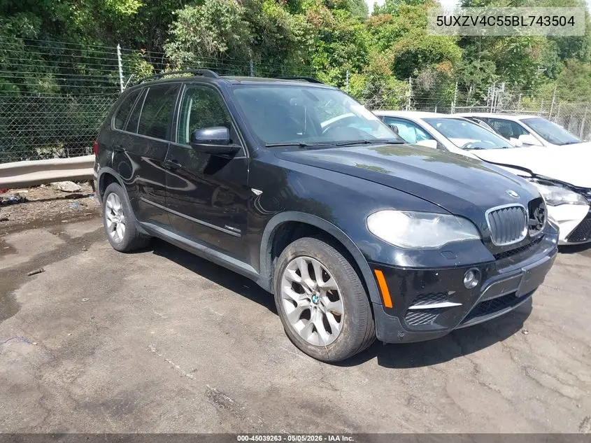 2011 BMW X5 xDrive35I/xDrive35I Premium/xDrive35I Sport Activity VIN: 5UXZV4C55BL743504 Lot: 45039263