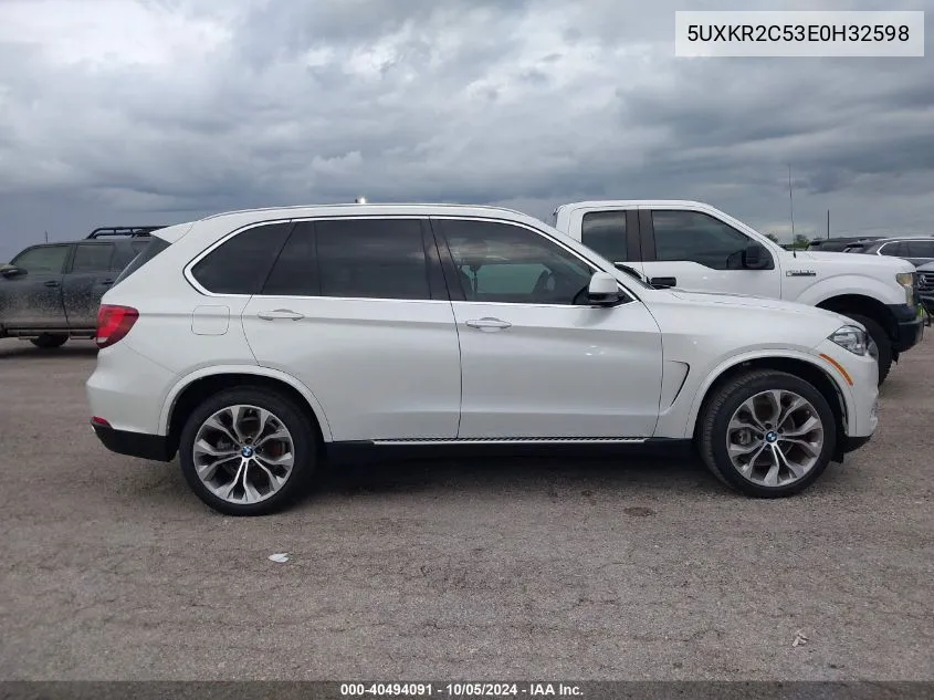 5UXKR2C53E0H32598 2014 BMW X5 Sdrive35I