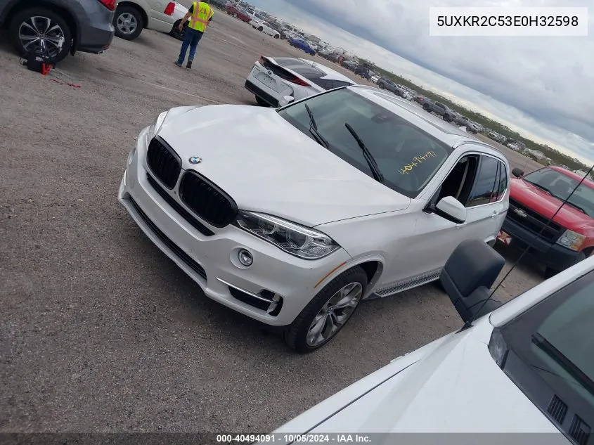 5UXKR2C53E0H32598 2014 BMW X5 Sdrive35I