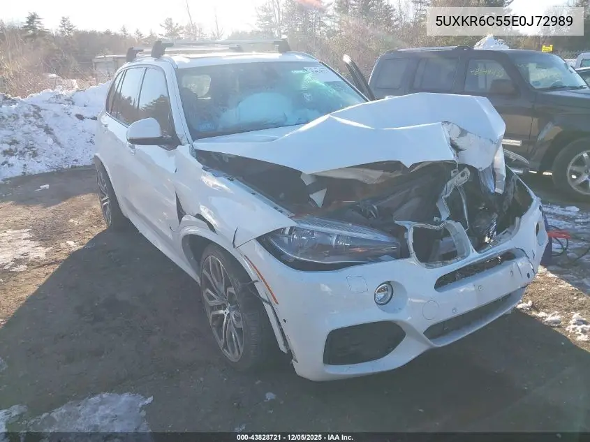 5UXKR6C55E0J72989 2014 BMW X5 xDrive50I