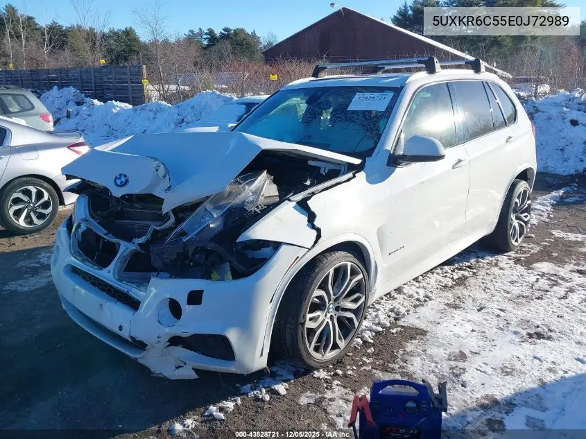 5UXKR6C55E0J72989 2014 BMW X5 xDrive50I