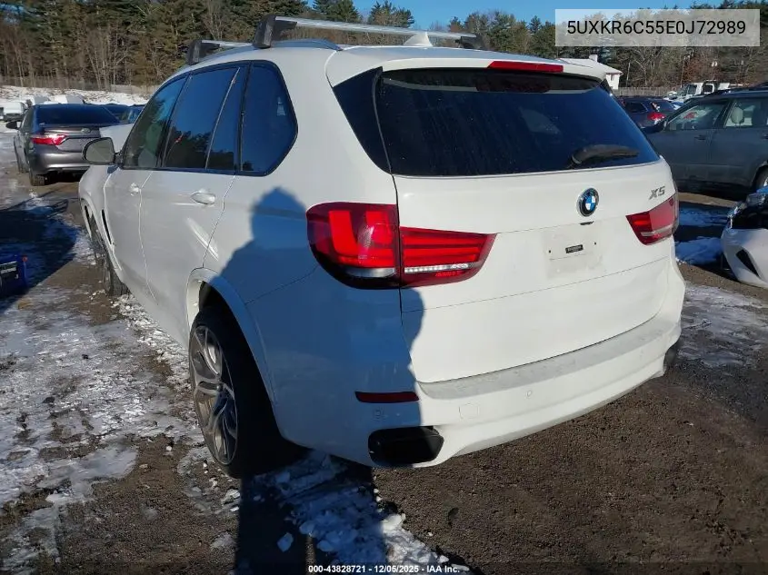 5UXKR6C55E0J72989 2014 BMW X5 xDrive50I