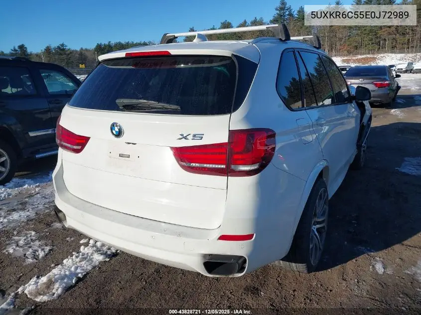 5UXKR6C55E0J72989 2014 BMW X5 xDrive50I