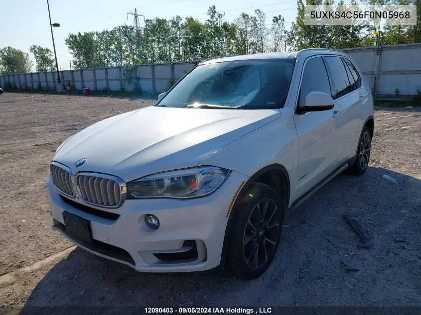 5UXKS4C56F0N05968 2015 BMW X5 xDrive35D