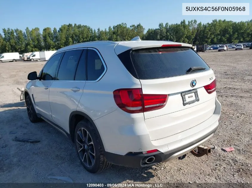 5UXKS4C56F0N05968 2015 BMW X5 xDrive35D