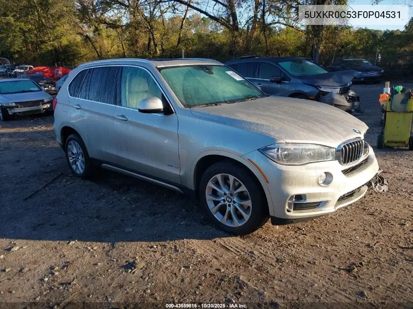5UXKR0C53F0P04531 2015 BMW X5 xDrive35I