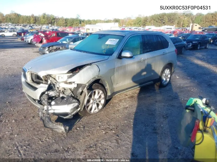 5UXKR0C53F0P04531 2015 BMW X5 xDrive35I