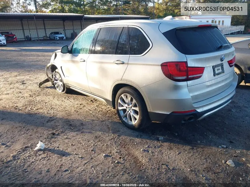 5UXKR0C53F0P04531 2015 BMW X5 xDrive35I