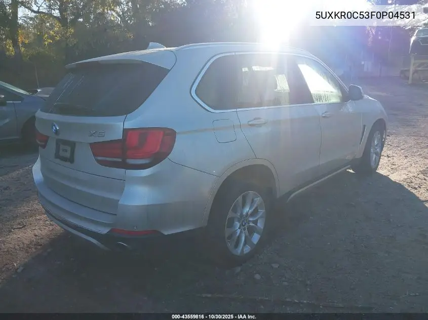 5UXKR0C53F0P04531 2015 BMW X5 xDrive35I