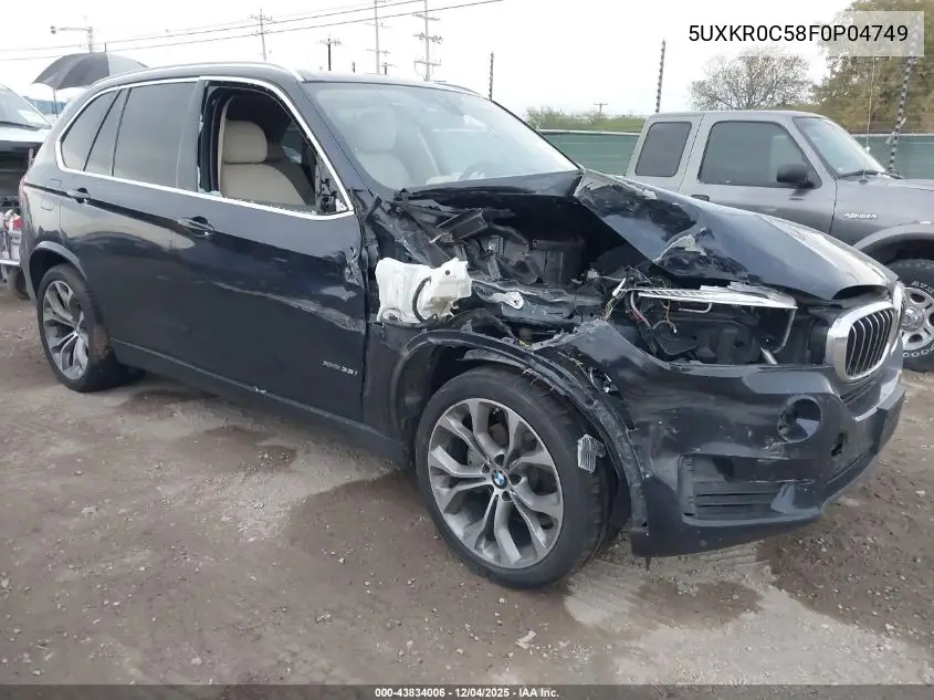 5UXKR0C58F0P04749 2015 BMW X5 xDrive35I