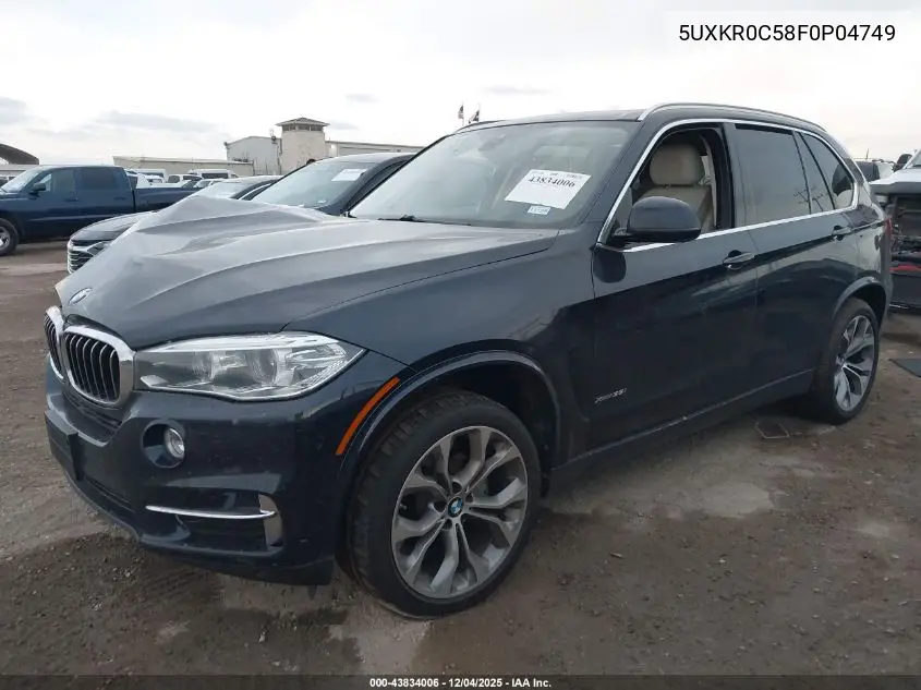 5UXKR0C58F0P04749 2015 BMW X5 xDrive35I