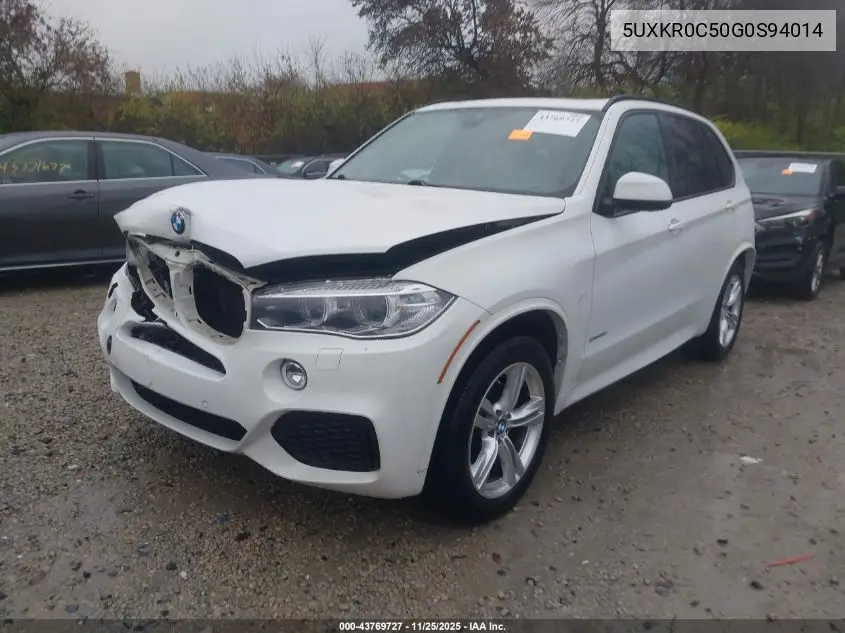 5UXKR0C50G0S94014 2016 BMW X5 xDrive35I