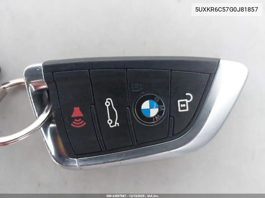5UXKR6C57G0J81857 2016 BMW X5 xDrive50I
