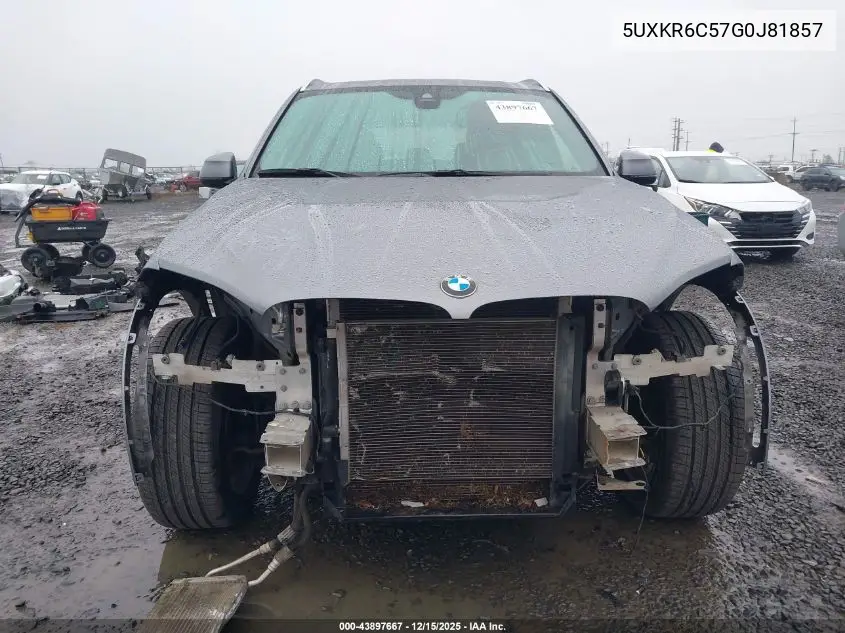 5UXKR6C57G0J81857 2016 BMW X5 xDrive50I
