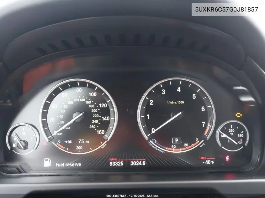 5UXKR6C57G0J81857 2016 BMW X5 xDrive50I