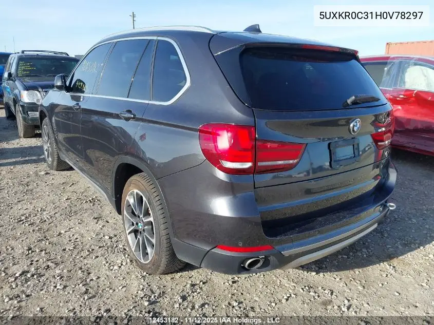 5UXKR0C31H0V78297 2017 BMW X5 xDrive35I