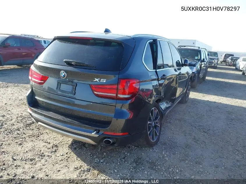5UXKR0C31H0V78297 2017 BMW X5 xDrive35I