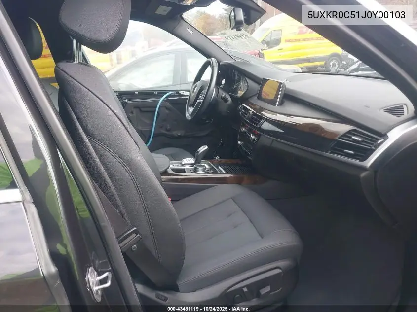 5UXKR0C51J0Y00103 2018 BMW X5 xDrive35I