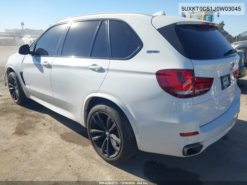 5UXKT0C51J0W03045 2018 BMW X5 Edrive xDrive40E Iperformance