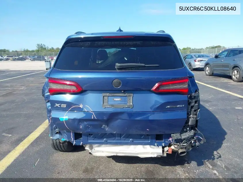 5UXCR6C50KLL08640 2019 BMW X5 xDrive40I