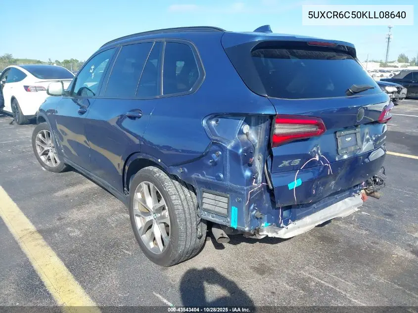 5UXCR6C50KLL08640 2019 BMW X5 xDrive40I