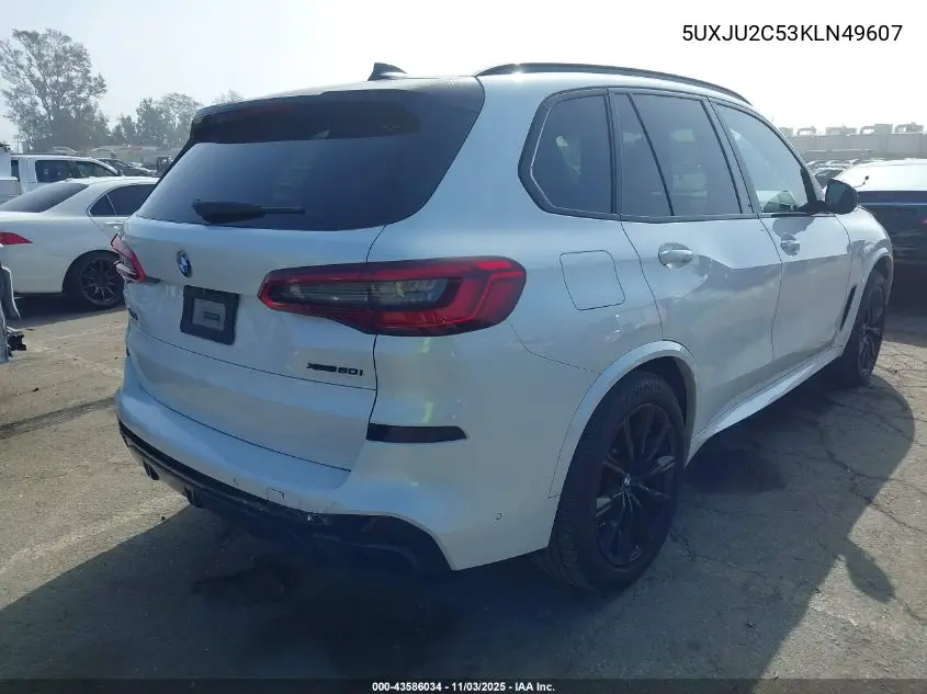 5UXJU2C53KLN49607 2019 BMW X5 xDrive50I