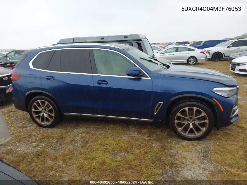 5UXCR4C04M9F76053 2021 BMW X5 Sdrive40I