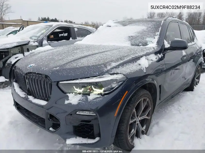 5UXCR4C02M9F88234 2021 BMW X5 Sdrive40I