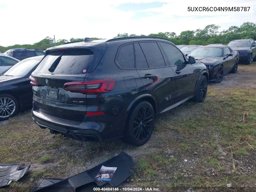 5UXCR6C04N9M58787 2022 BMW X5 xDrive40I