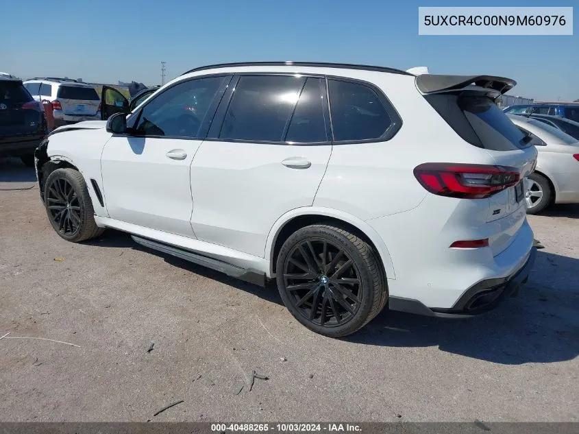 5UXCR4C00N9M60976 2022 BMW X5 Sdrive40I