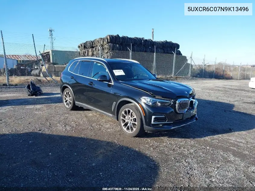 5UXCR6C07N9K13496 2022 BMW X5 xDrive40I