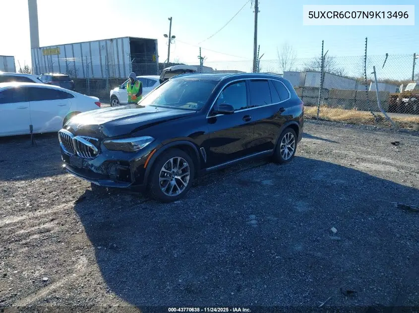 5UXCR6C07N9K13496 2022 BMW X5 xDrive40I