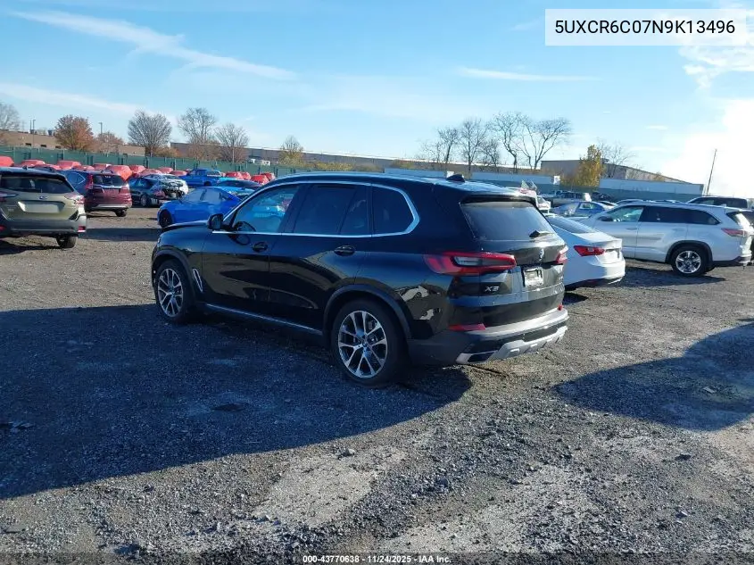 5UXCR6C07N9K13496 2022 BMW X5 xDrive40I
