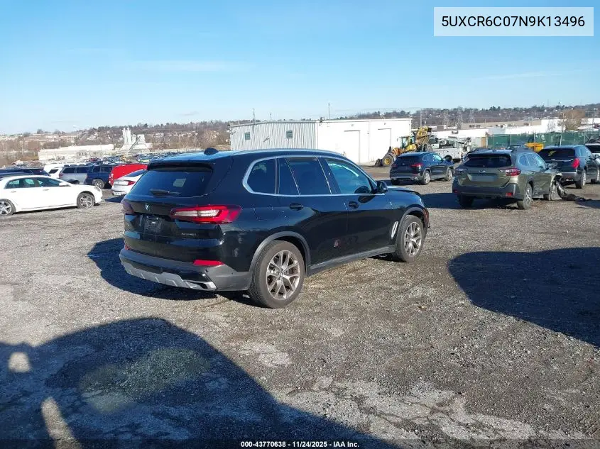 5UXCR6C07N9K13496 2022 BMW X5 xDrive40I