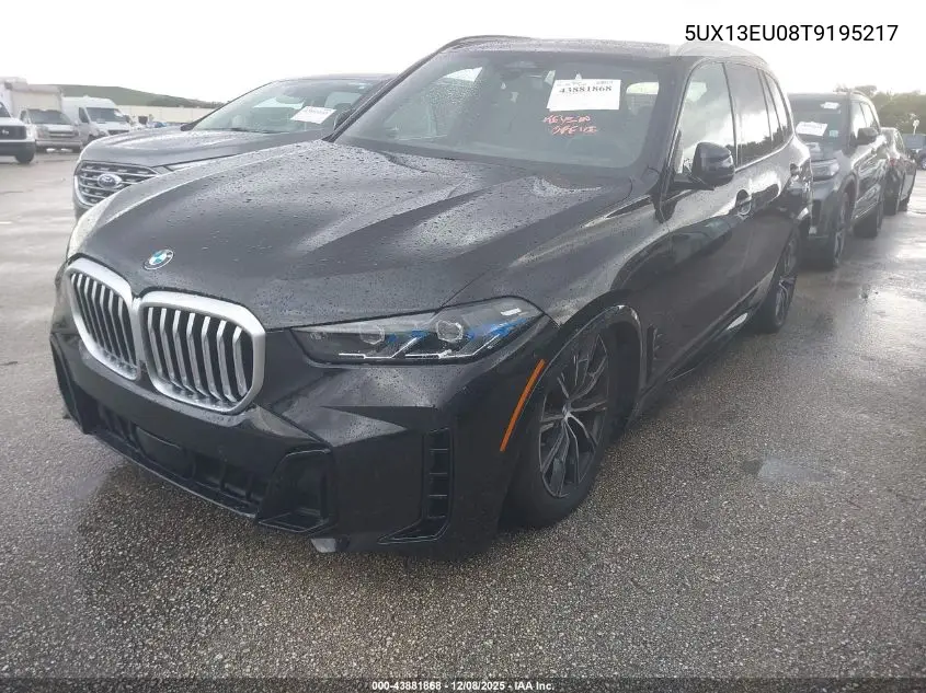 5UX13EU08T9195217 2026 BMW X5 Sdrive40I