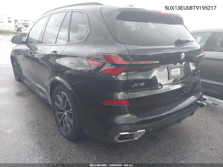 5UX13EU08T9195217 2026 BMW X5 Sdrive40I