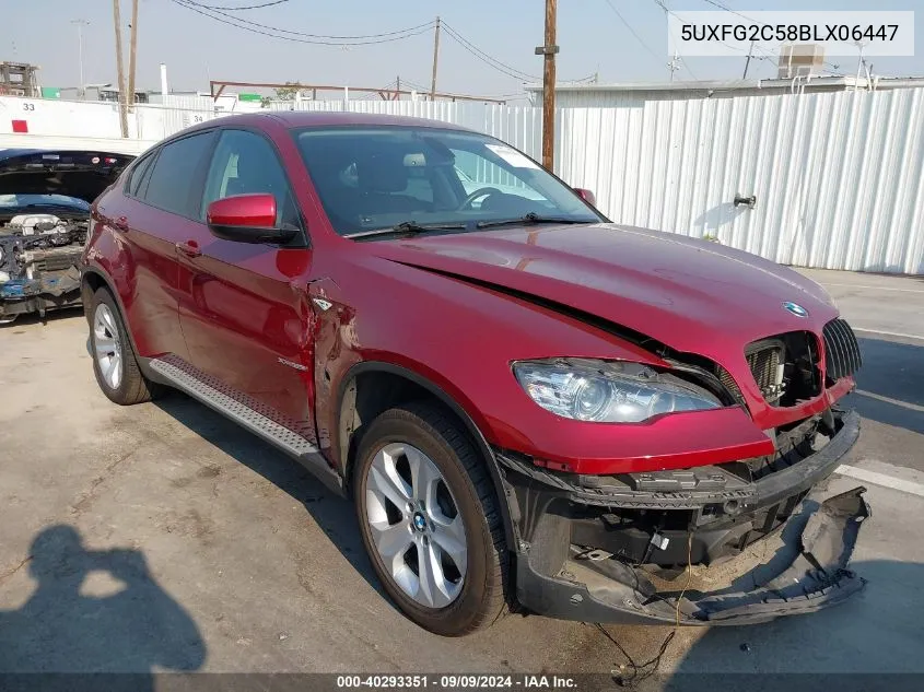 5UXFG2C58BLX06447 2011 BMW X6 xDrive35I