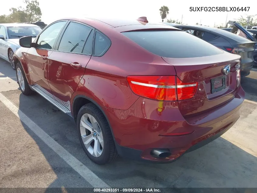 5UXFG2C58BLX06447 2011 BMW X6 xDrive35I