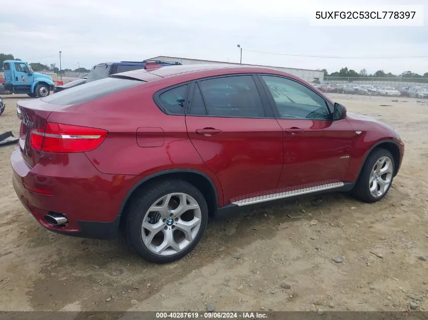 5UXFG2C53CL778397 2012 BMW X6 xDrive35I