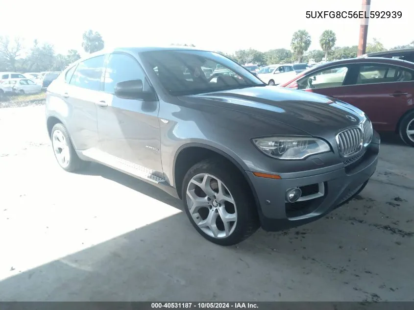 5UXFG8C56EL592939 2014 BMW X6 xDrive50I