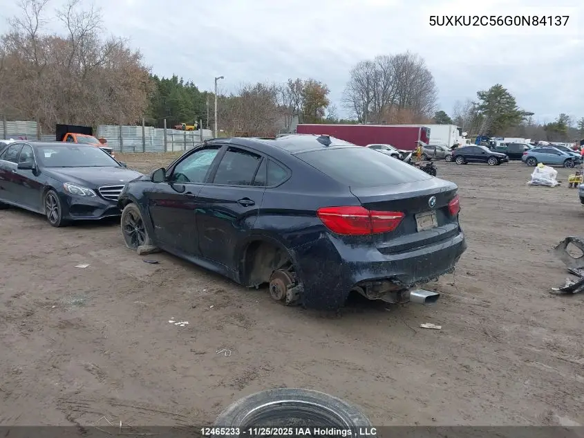 5UXKU2C56G0N84137 2016 BMW X6 xDrive35I
